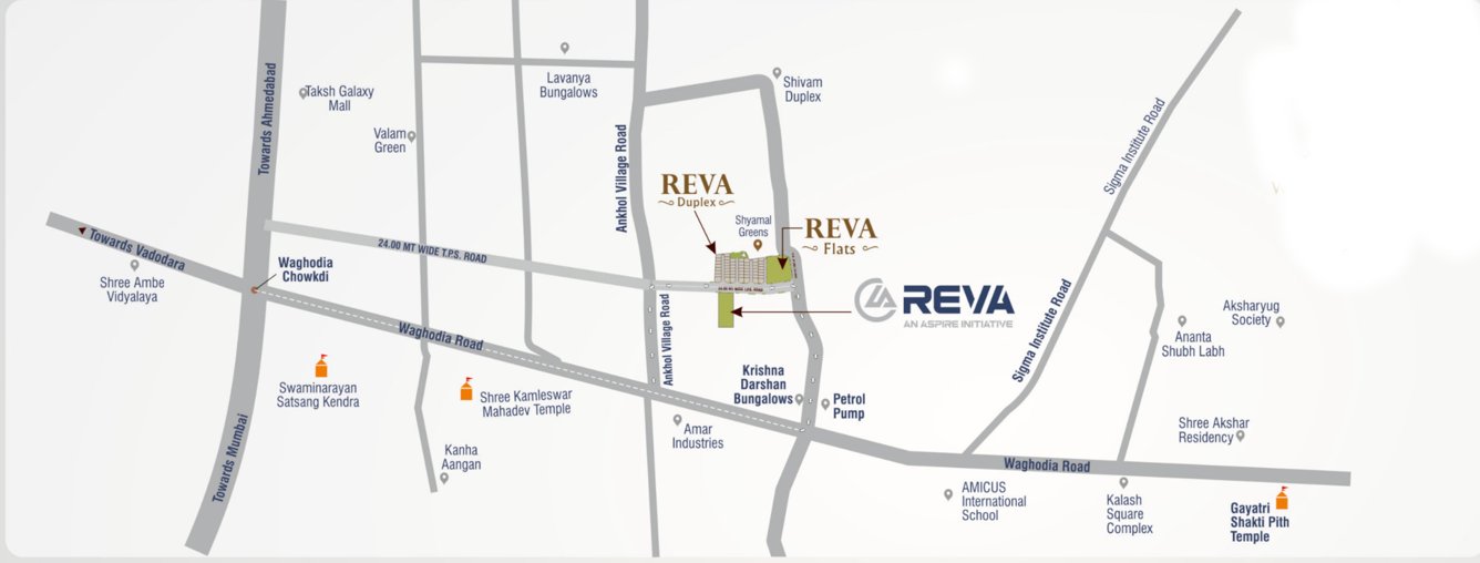  reva bungalows Location Plan