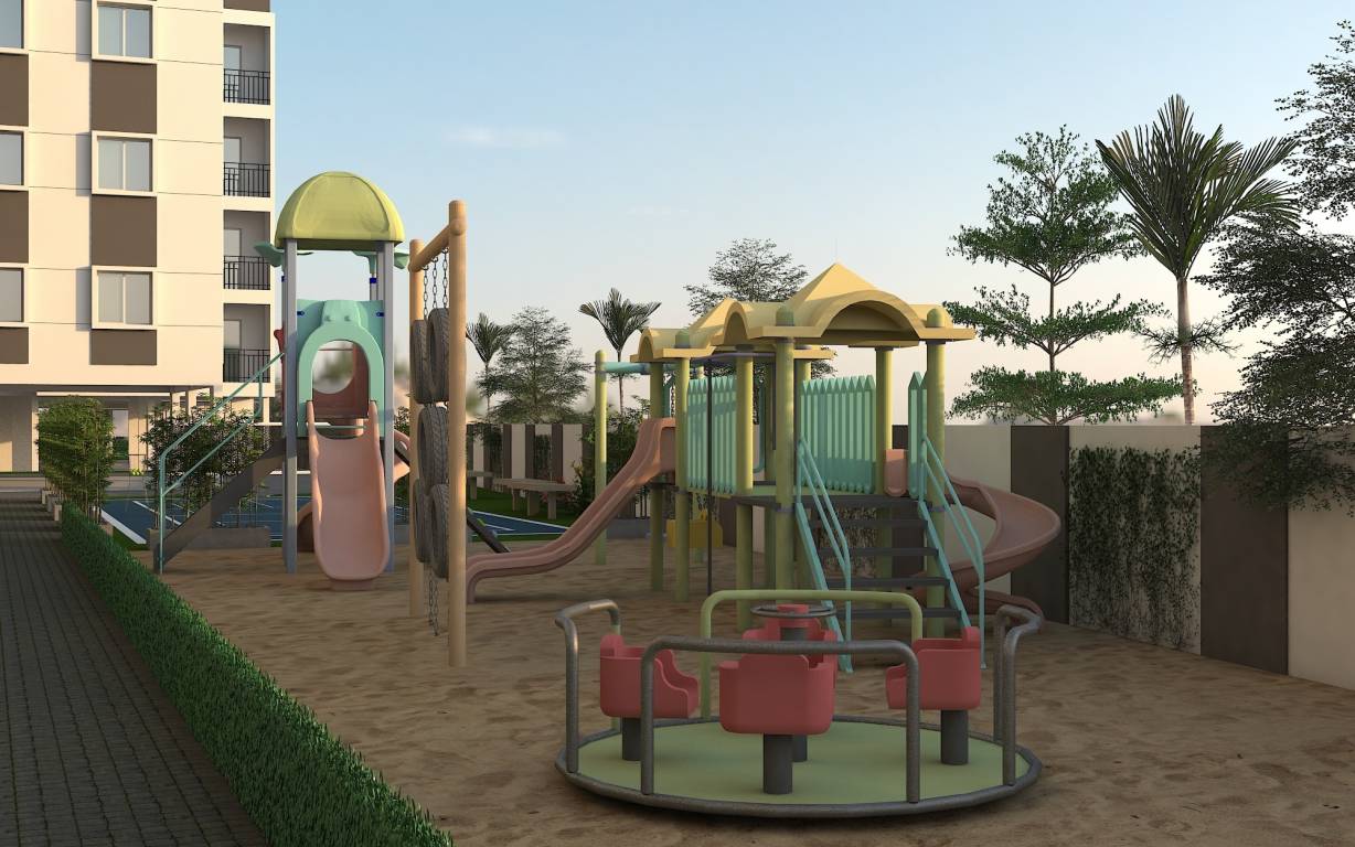  square Children's play area