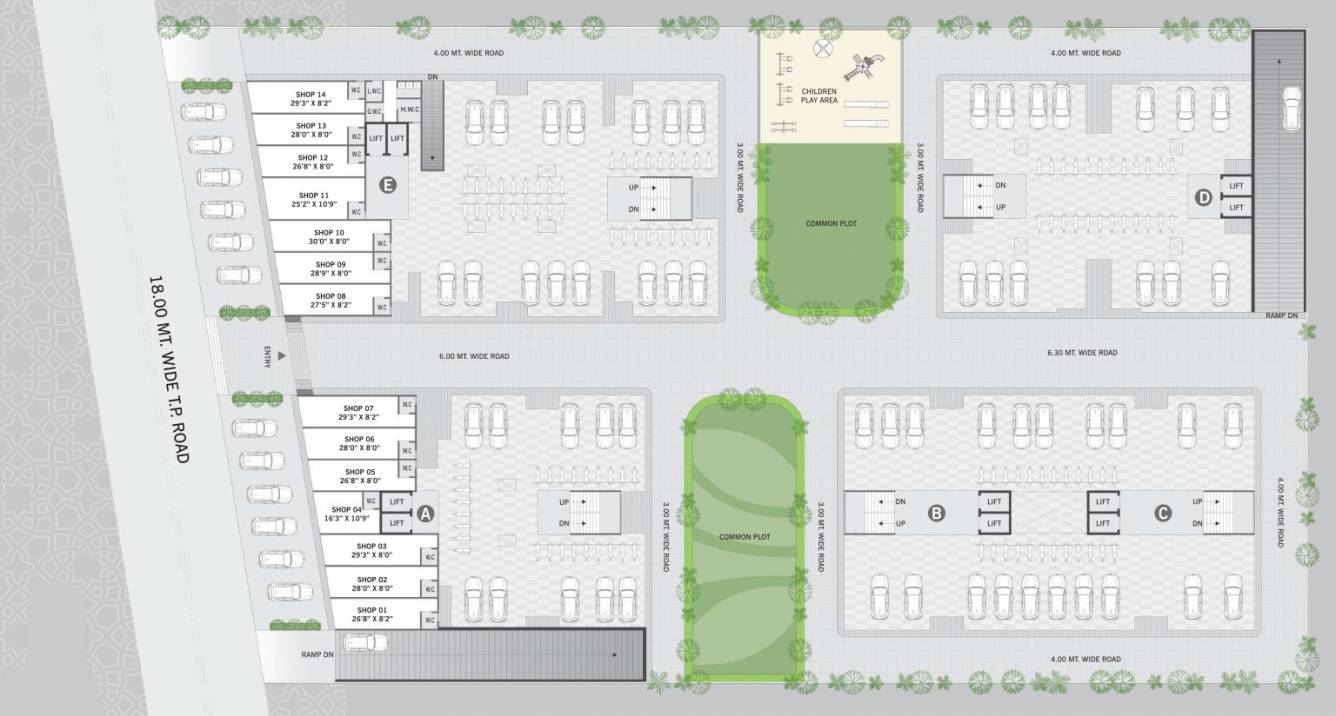  aryaman residency Layout Plan