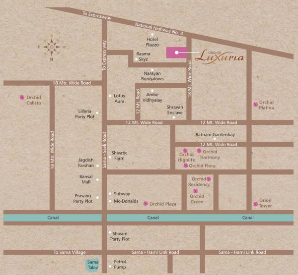 Location Plan luxuria Location Plan