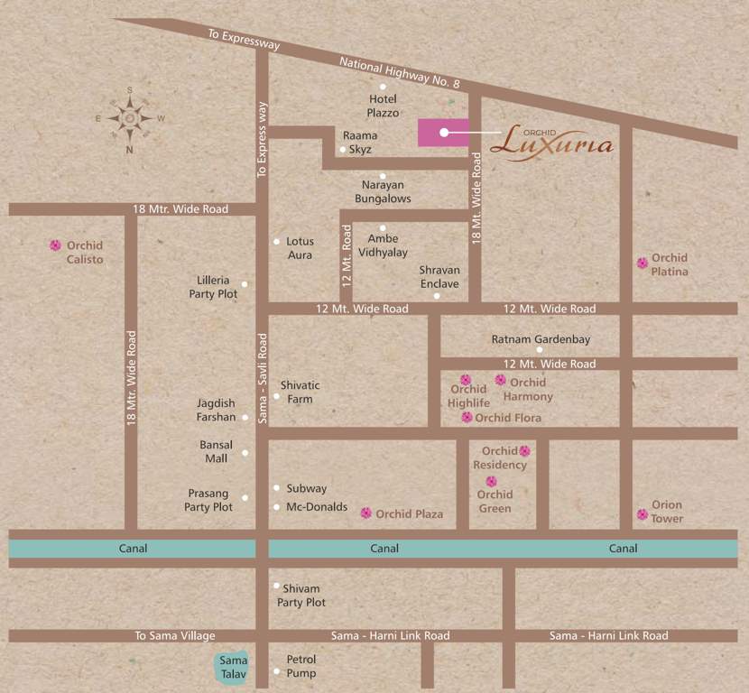  luxuria Location Plan