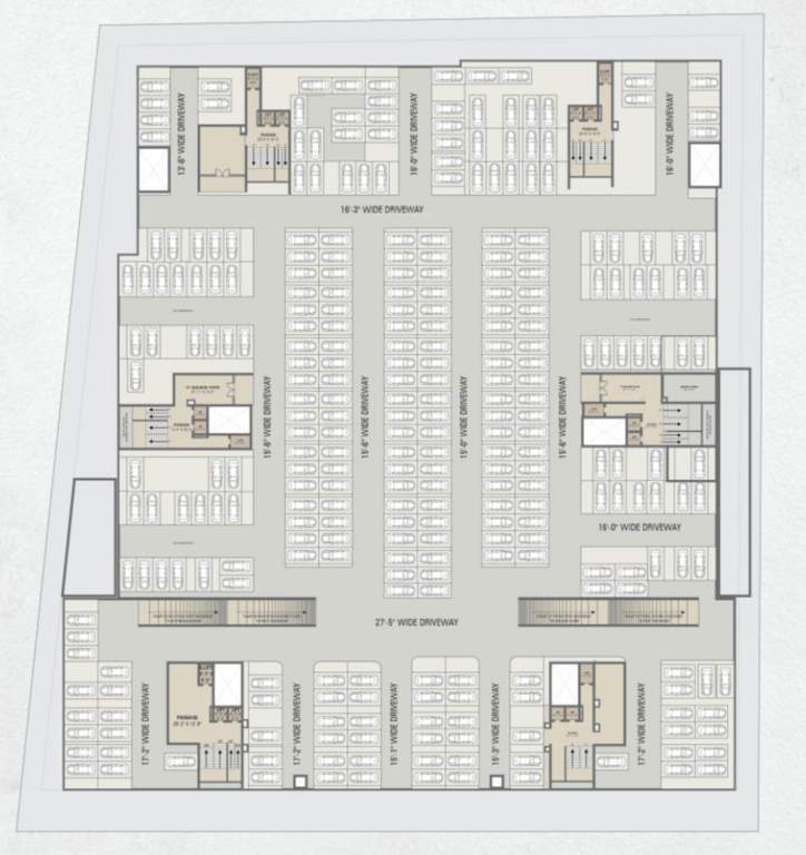 miliana Block A, B, C, D, E & F Cluster Plan For Basement 1st
