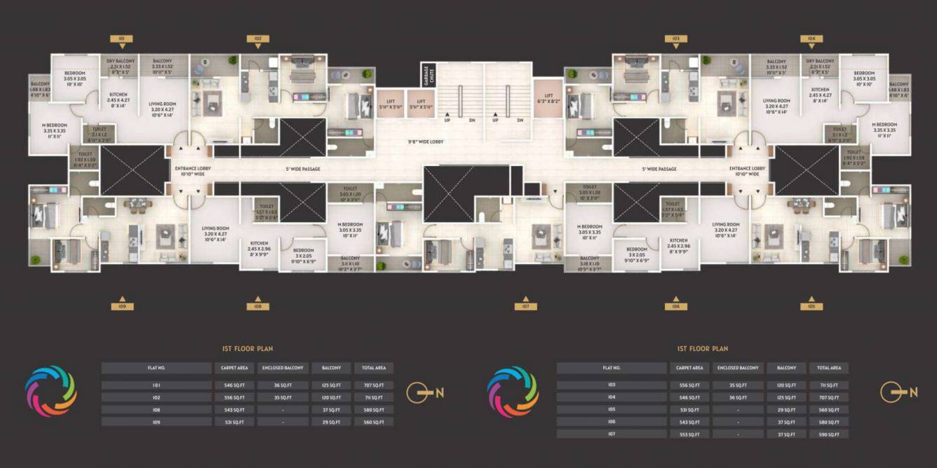 maithili square Maithili Square Cluster Plan For 1st Floor