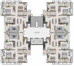  gota-jagatpur A & G Cluster Plan From 1st To 14 Floor