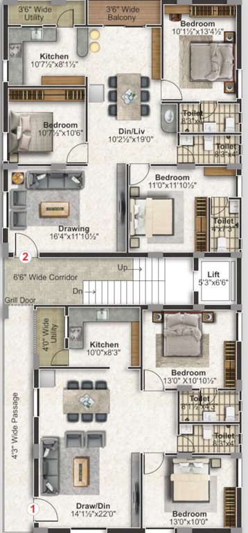  kowsalya vidhaata Kowsalya Vidhaata Cluster Plan For Typical