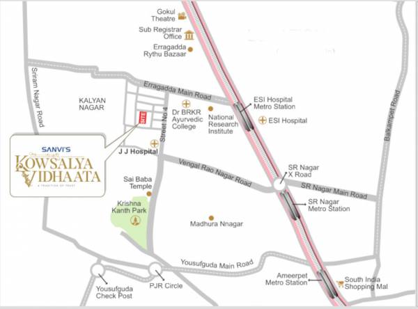  kowsalya-vidhaata Location Plan