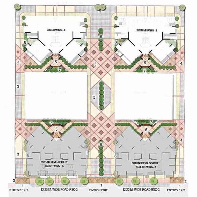  luxor wing b Layout Plan