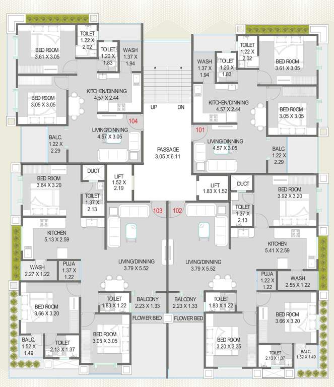 coral 30 Coral 30 Cluster Plan for 1st Floor