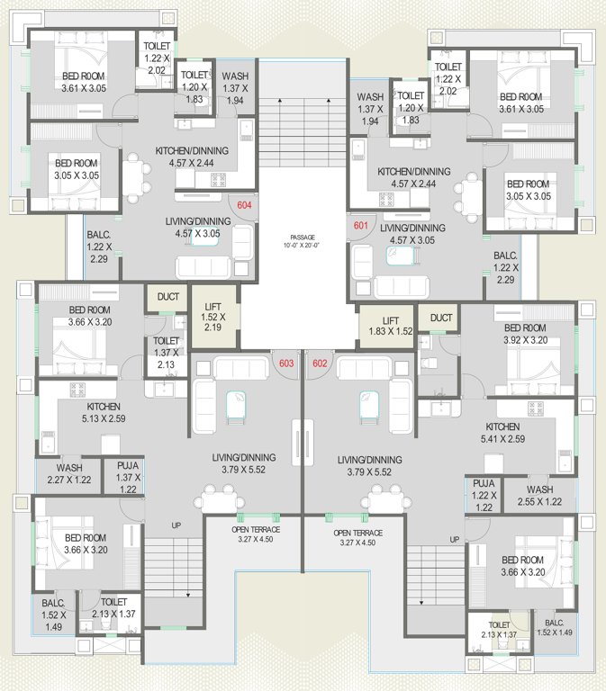 coral 30 Coral 30 Cluster Plan for 6th Floor