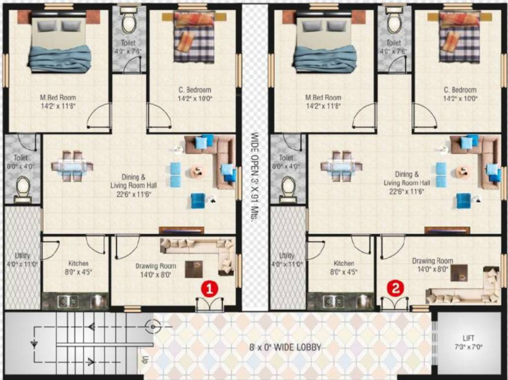  red clay ii Block 2 Cluster Plan