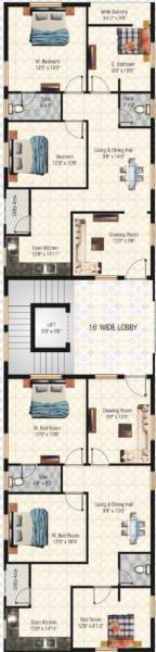  red-clay-ii Block 9 Cluster Plan