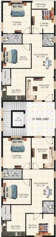  red clay ii Block 9 Cluster Plan