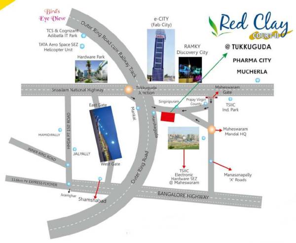  red-clay-ii Location Plan