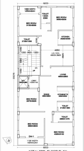  charulata Charulata Cluster Plan from 1st to 3rd Floor