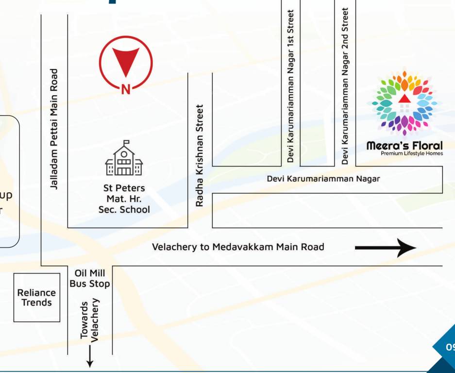 meeras floral Location Plan