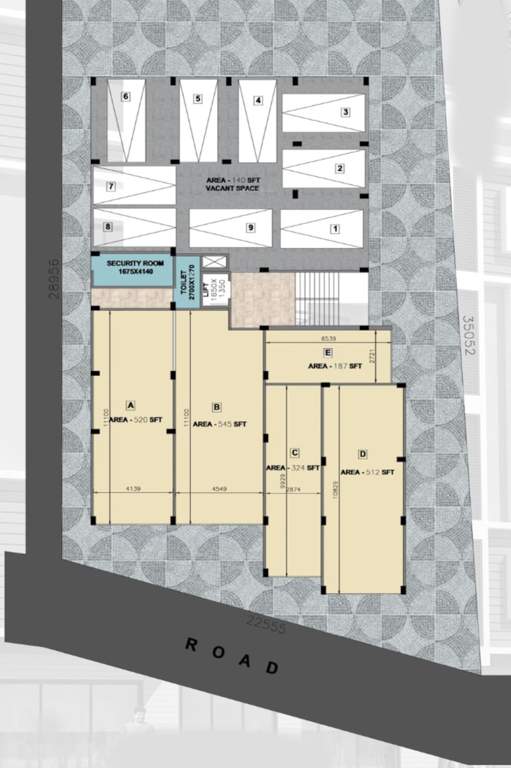  manorama residency Manorama Residency Cluster Plan For Ground Floor