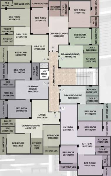  manorama-residency Manorama Residency Cluster Plan For Typical