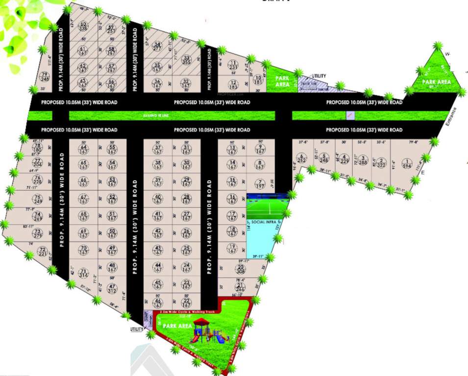  devaki nature city Layout Plan