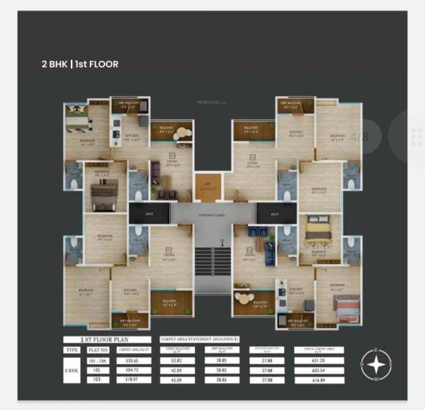  hill-side-plot-no-2-building-1 Venkatesh Hill Side Plot No 2 Building 1 Cluster Plan