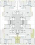  104 Times 104 Cluster Plan For 2nd Floor