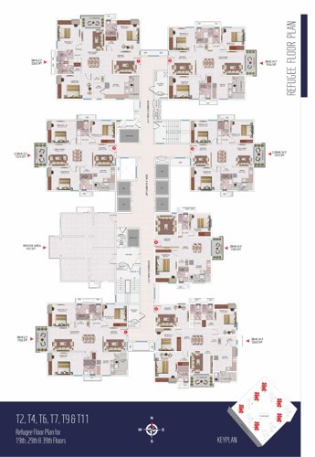  sayuk Tower2 4 6 7 9 11 Refuge Floor Cluster Plan