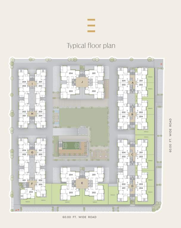  residency Block A Cluster Plan