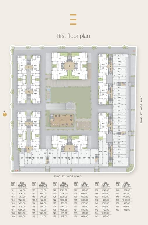  residency Block A Cluster Plan