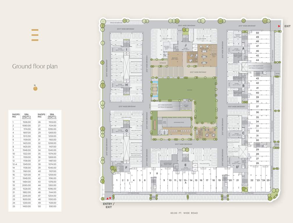  residency Block A Cluster Plan