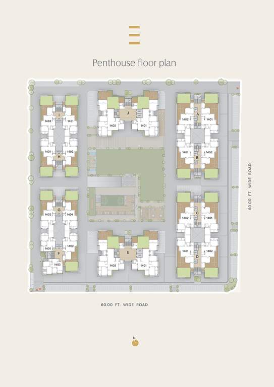  residency Block A Cluster Plan
