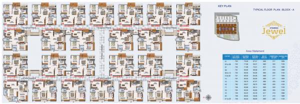 Block A Cluster Plan jewel Block A Cluster Plan