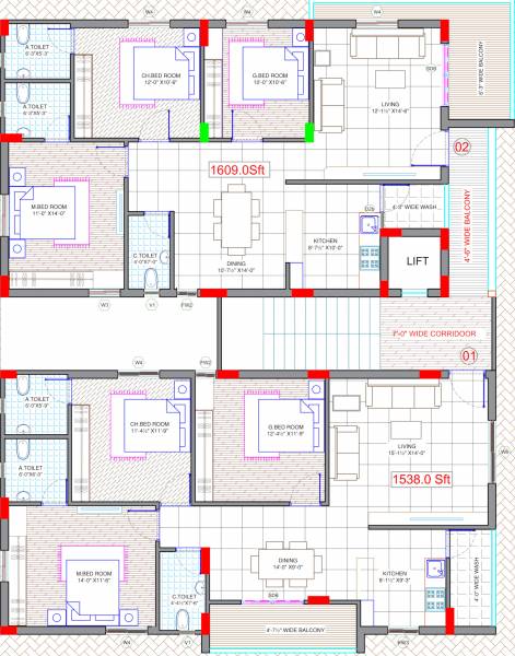  block-a-blooms Block A Blooms Cluster Plan For Typical
