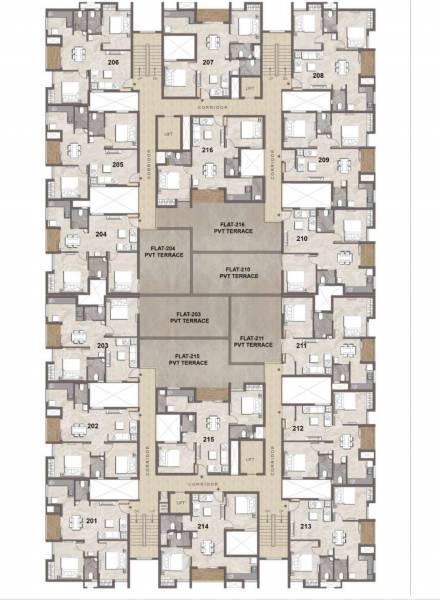 Ananya Cluster Plan For 2nd Floor ananya Ananya Cluster Plan For 2nd Floor