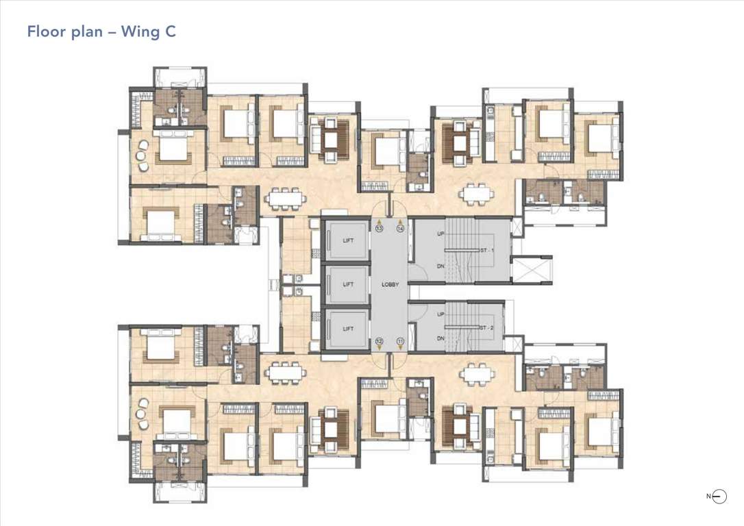  lodha codename never before Wing C Cluster Plan