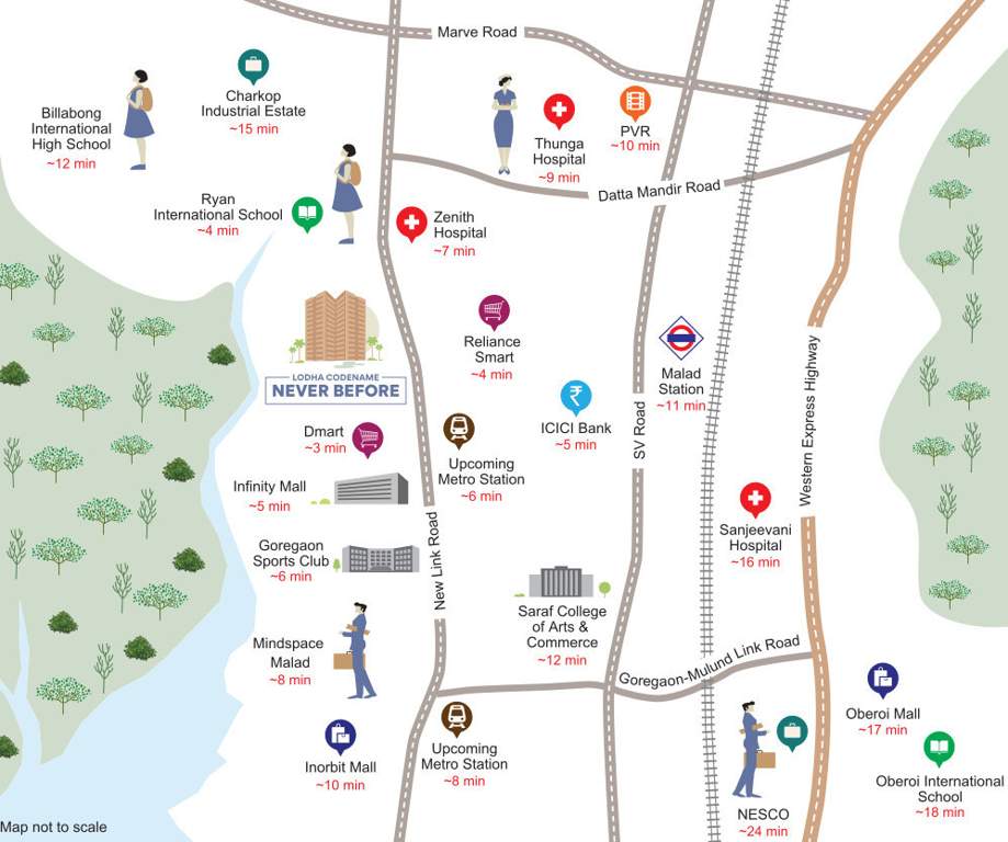  lodha codename never before Location Plan