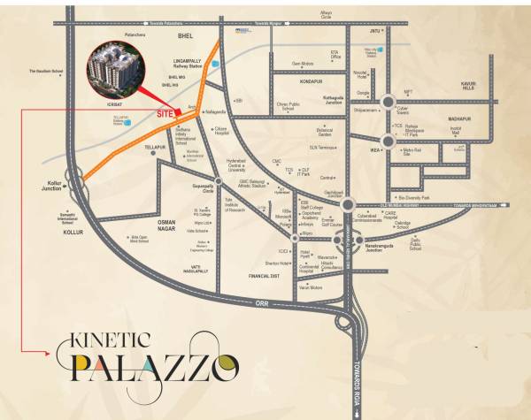  palazzo Location Plan