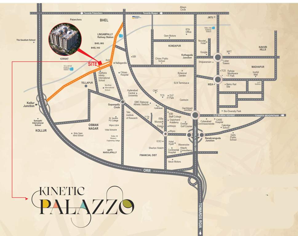  palazzo Location Plan