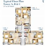 Tower C Cluster Plan  whispering-woods Tower C Cluster Plan