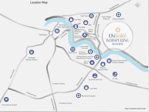  whispering-woods-gh-14-integrated-township Location Plan