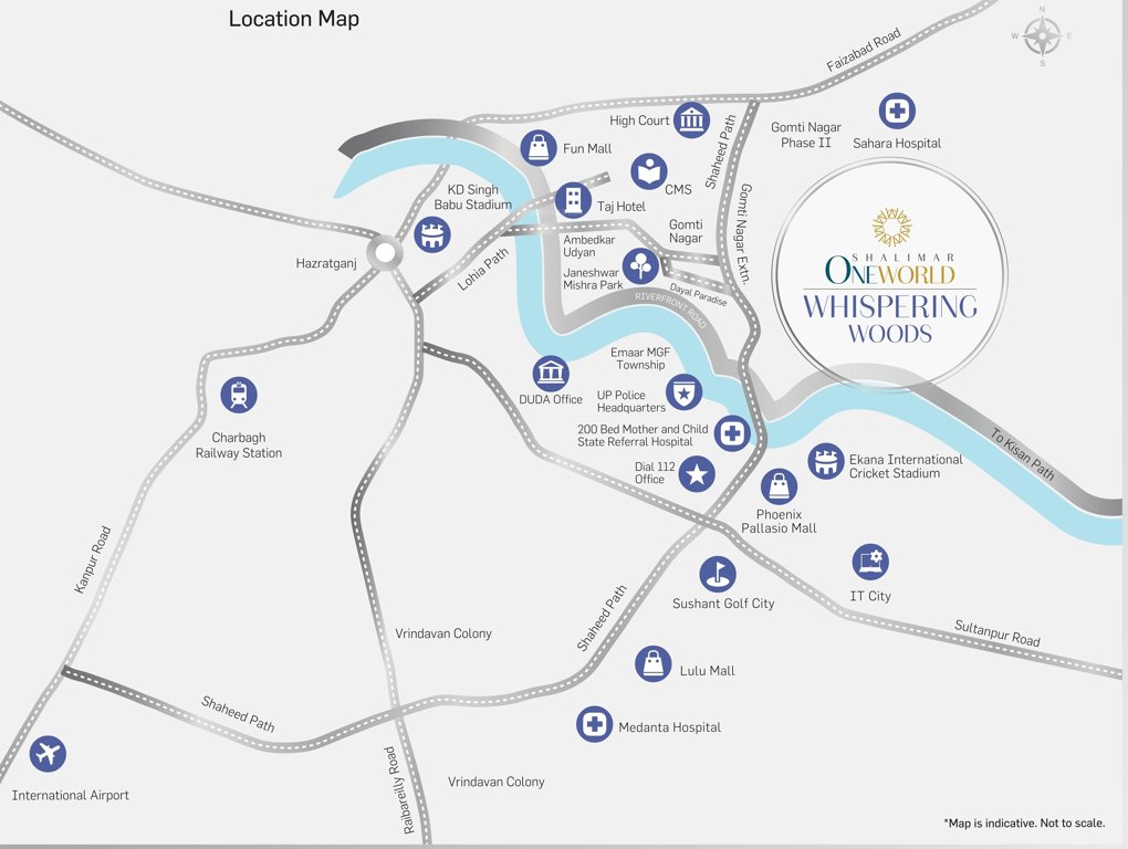  whispering woods gh 14 integrated township Location Plan