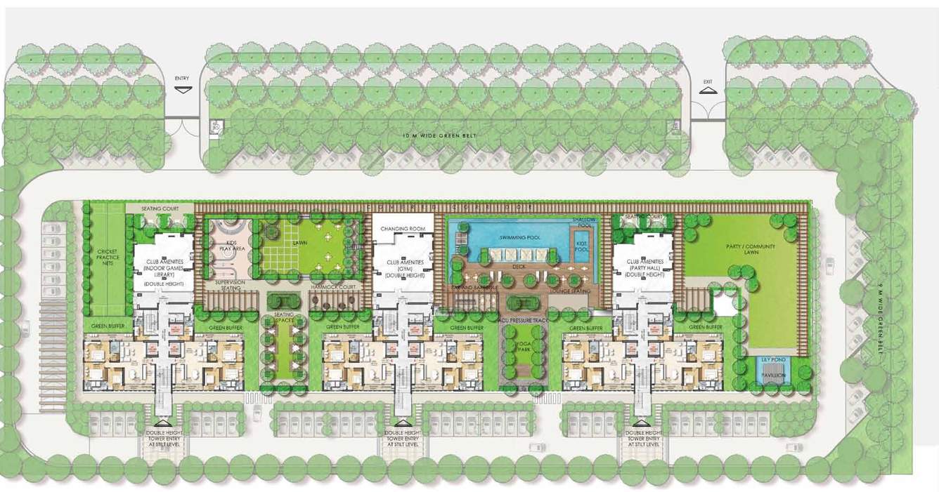  whispering woods gh 14 integrated township Master Plan