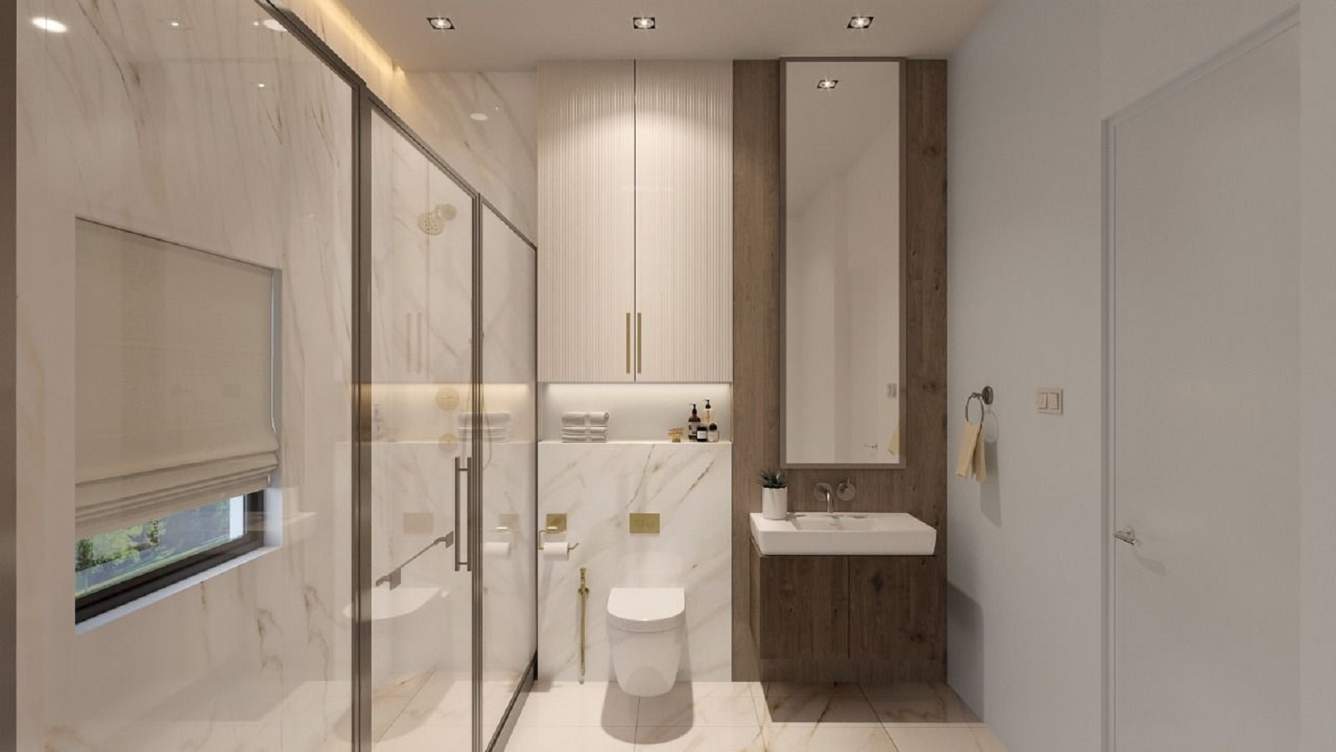 whispering woods gh 14 integrated township Bathroom