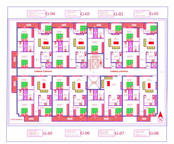  white-palace White Palace Cluster Plan For Typical Floor