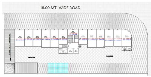  shakti-complex Shree Shakti Complex Cluster Plan For Ground Floor