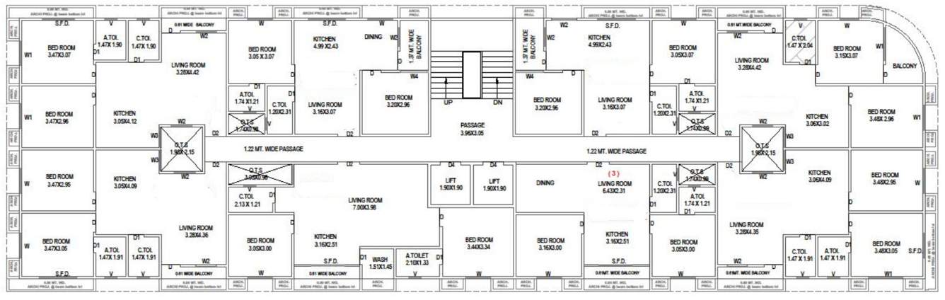  shakti complex Shree Shakti Complex Cluster Plan From 1st To 6th Floor