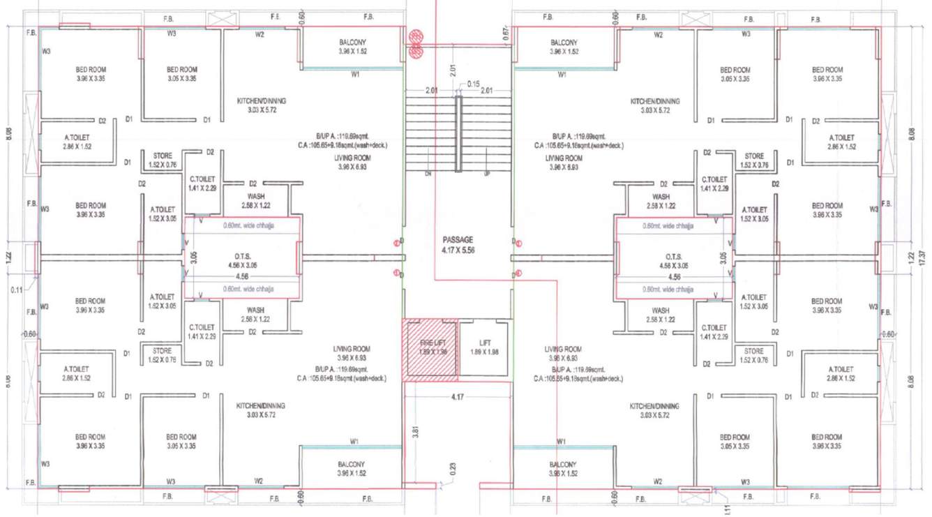 om solitaire D Typical Cluster Plan