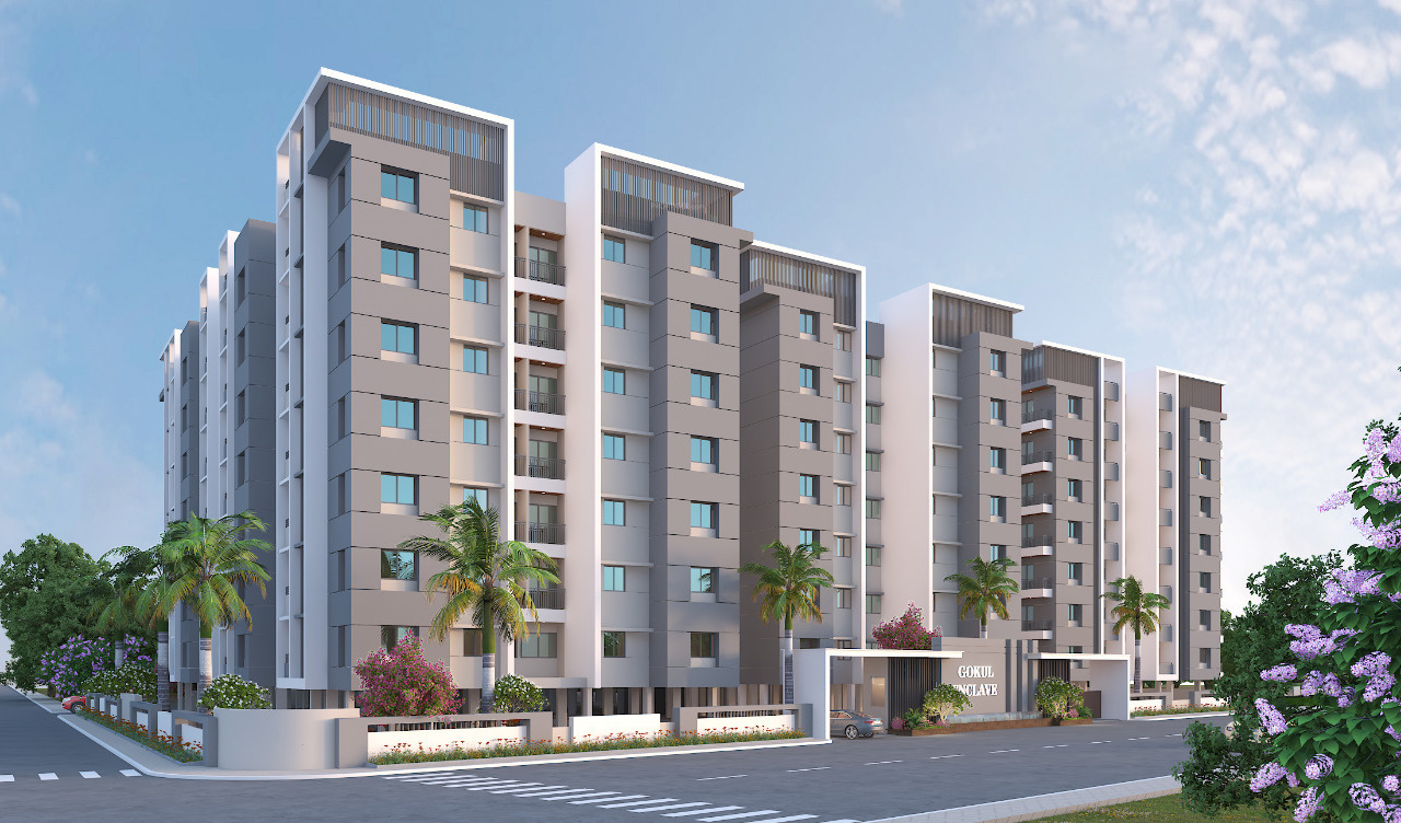 gokul enclave wing c wing d Elevation