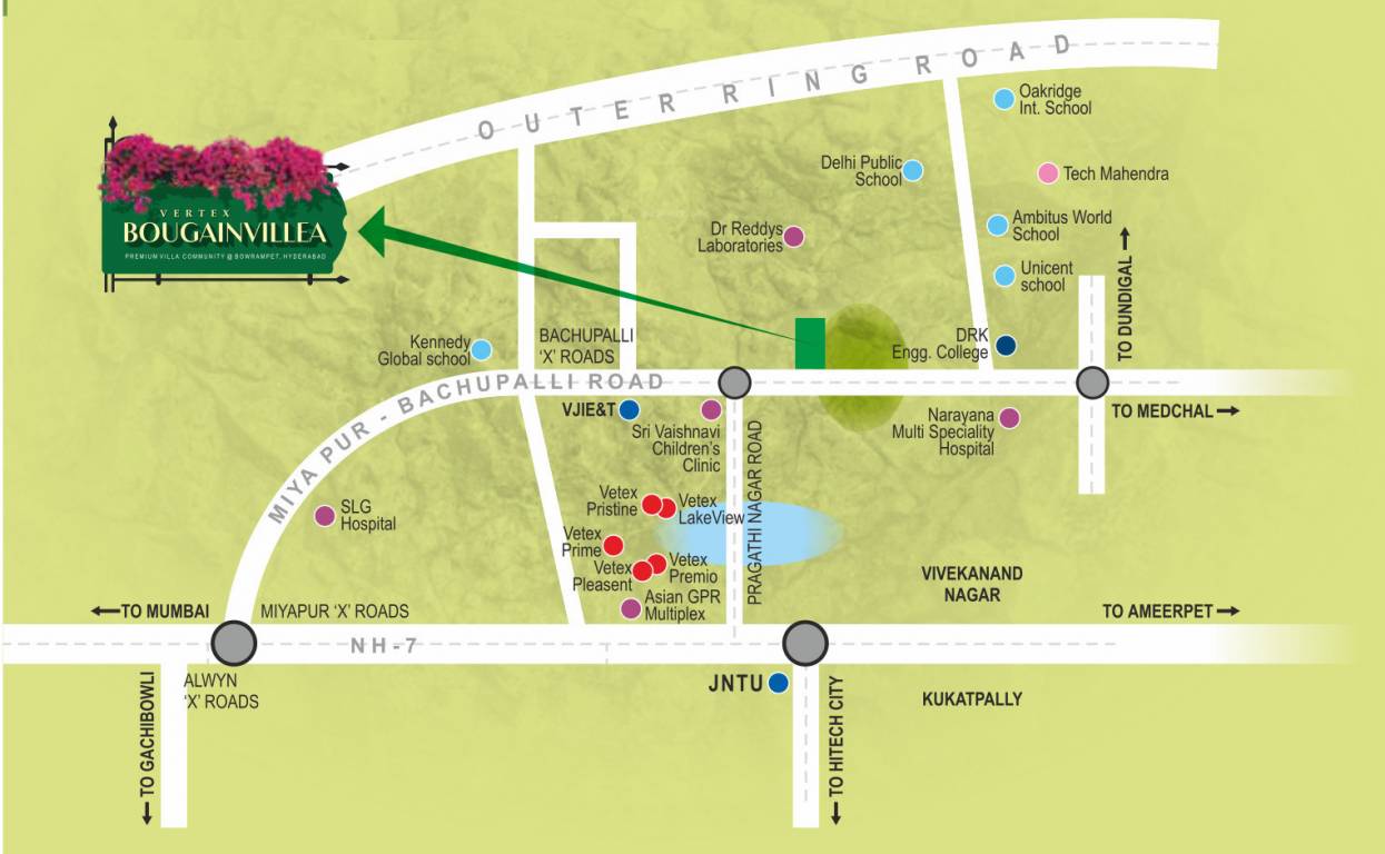  bogainvillea Location Plan