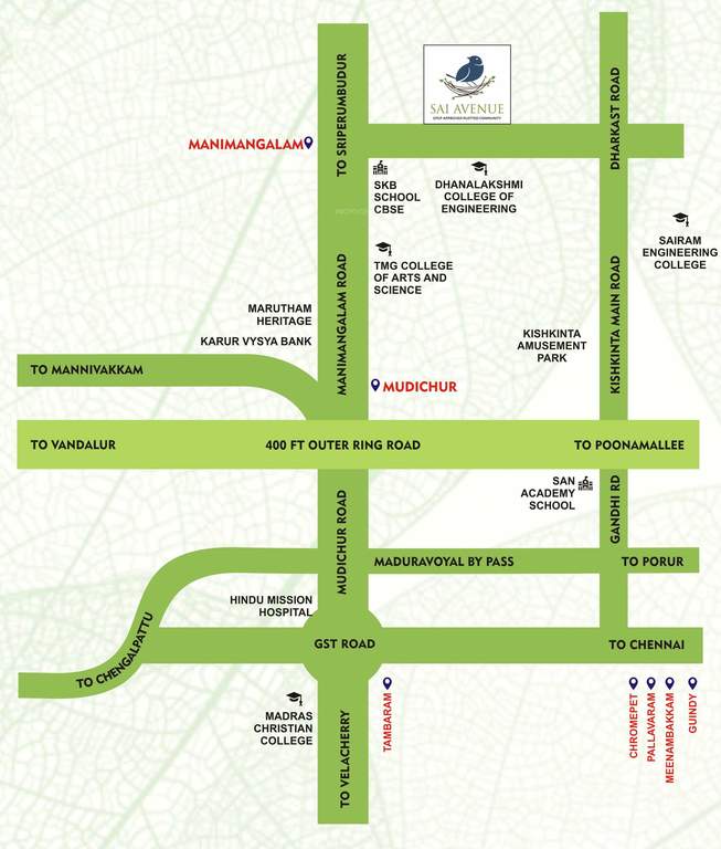  sai avenue Location Plan