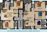 Sabari Cluster Plan from 1st to 3rd Floor  sabari Sabari Cluster Plan from 1st to 3rd Floor