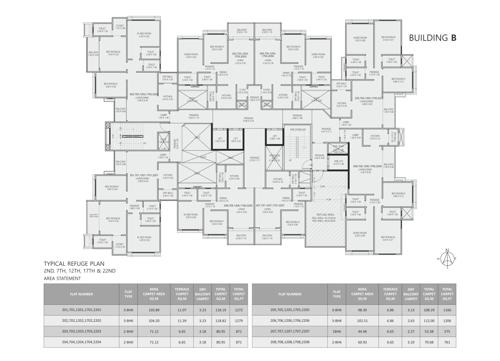  eternia-2-0 Tower B Cluster Plan For 2nd, 7th, 12th, 17th And 22nd Floor